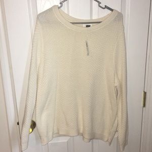 Cream Old Navy sweater